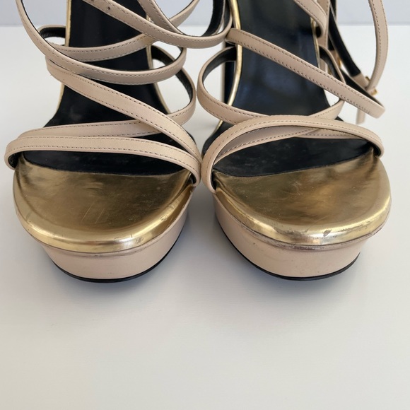 Auth SAINT LAURENT Leather Heels - Picture 3 of 10